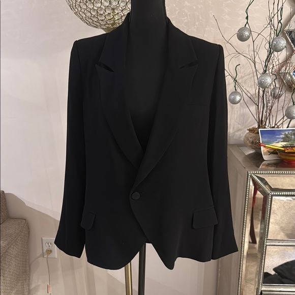 Misha Nonoo Elegant Black Women's Blazer size 10 - Picture 1 of 7
